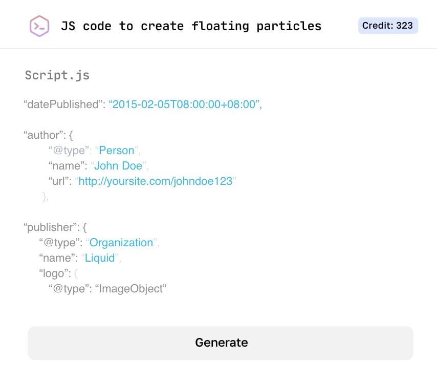 Generate, debug, deploy.